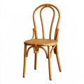 Silla con respaldo de doble arco - marrón
